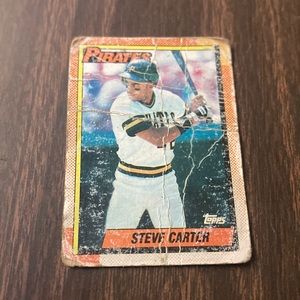 Steve Carter Baseball Card